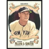 2021 Topps Allen & Ginter Chrome #119 Lou Gehrig