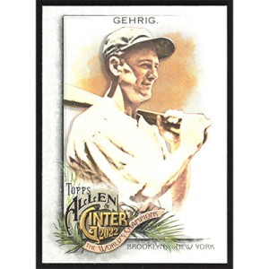 2022 Topps Allen & Ginter #26 Lou Gehrig