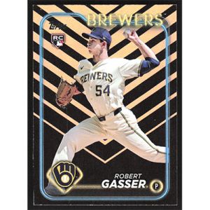 2024 Topps Update Halloween Orange and Black Foil #US119 Robert Gasser