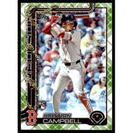 2025 Topps Holiday Green Plaid #H103 Kristian Campbell