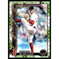 2025 Topps Holiday Green Plaid #H197 Walker Buehler