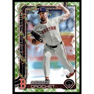 2025 Topps Holiday Green Plaid #H22 Garrett Crochet