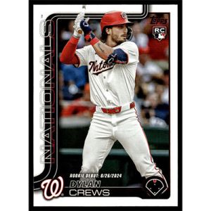 2025 Topps Update #US223 Dylan Crews Rookie Debut