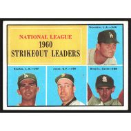 1961 Topps #49 D. Drysdale/S. Koufax/S. Jones/E. Broglio League Leaders