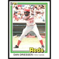 1981 Donruss #301 Dan Driessen