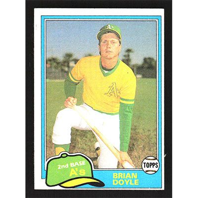 1981 Topps Traded #754 Brian Doyle