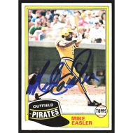 1981 Topps #92 Mike Easler Autographed