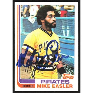 1982 Topps #235 Mike Easler Autographed