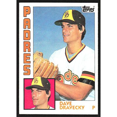 1984 Topps #290 Dave Dravecky