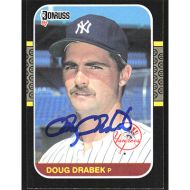 1987 Donruss #251 Doug Drabek Autographed