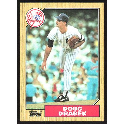 1987 Topps #283 Doug Drabek