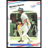 1988 Fleer #513 Mariano Duncan