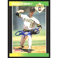 1989 Donruss #211 Doug Drabek Autographed