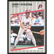 1989 Fleer Update #U-105 Lenny Dykstra