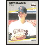 1989 Fleer #327 Dave Dravecky