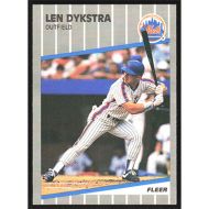 1989 Fleer #33 Len Dykstra