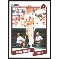 1990 Fleer #556 Lenny Dykstra