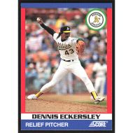 1991 Score 100 Superstars #73 Dennis Eckersley