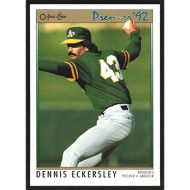 1992 O-Pee-Chee Premier #188 Dennis Eckersley