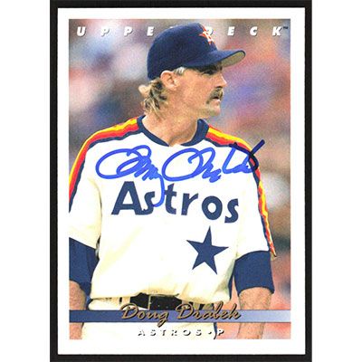 1993 Upper Deck #664 Doug Drabek Autographed