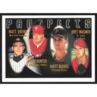 1996 Topps #430 M. Drews/R. Hunter/M. Ruebel/B. Wagner Prospects