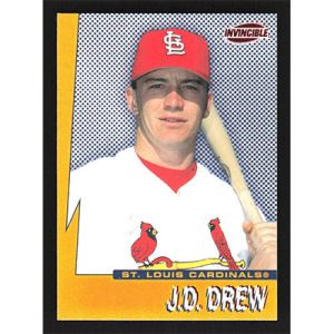 1999 Pacific Invincible Seismic Force #14A J.D. Drew With Bat