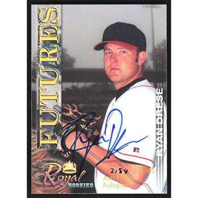 2001 Royal Rookies Futures Autographs #37 Ryan Drese Autographed