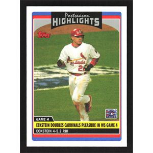 2006 Topps Update #UH200 David Eckstein Postseason Highlights