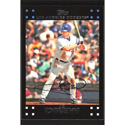 2007 Topps Red Backs #12 J.D. Drew