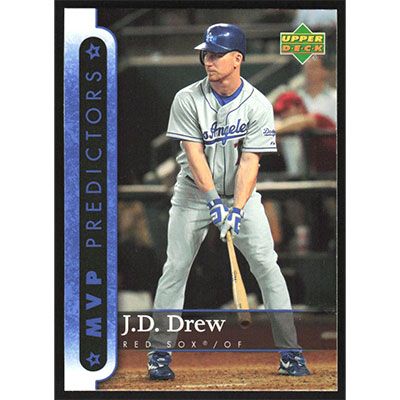 2007 Upper Deck MVP Predictors #MVP51 J.D. Drew