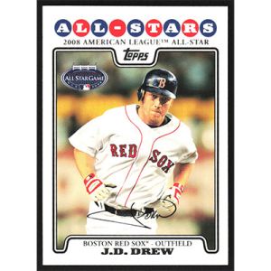 2008 Topps Update #UH221 J.D. Drew All-Star