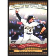 2010 Topps History of the World Series #HWS17 Dennis Eckersley