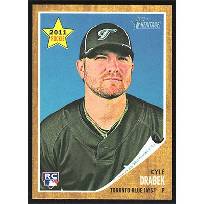 2011 Topps Heritage #114 Kyle Drabek