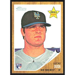 2011 Topps Heritage #333 Lucas Duda