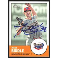 2012 Topps Heritage Minors #127 Jesse Biddle Autographed
