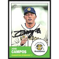 2012 Topps Heritage Minors #156 Jose Campos Autographed