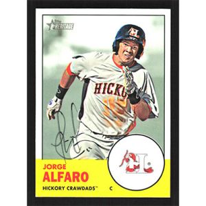 2012 Topps Heritage Minors #179 Jorge Alfaro Autographed