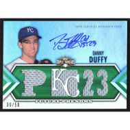 2012 Topps Triple Threads Emerald #162 Danny Duffy Future Phenoms Triple Jersey Autographed