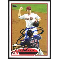 2012 Topps #248 Stephen Drew Autographed