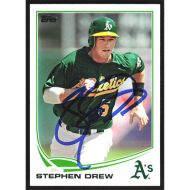 2013 Topps #160 Stephen Drew Autographed