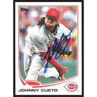 2013 Topps #275 Johnny Cueto Autographed