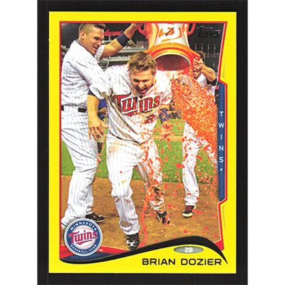 2014 Topps Yellow #221 Brian Dozier