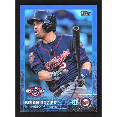 2015 Topps Opening Day Blue Foil #89 Brian Dozier