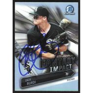 2016 Bowman Chrome Draft Scouts Fantasy Impacts #BSI-ZB Zack Burdi Autographed