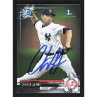 2017 Bowman Chrome Prospects #BCP31 Chance Adams Autographed