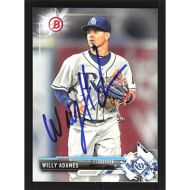 2017 Bowman Prospects #BP140 Willy Adames Autographed