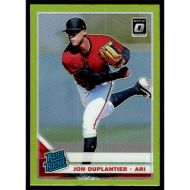 2019 Donruss Optic Lime Green #85 Jon Duplantier Rated Rookie