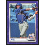 2020 Bowman Chrome Draft Purple Refractors #BD-92 Matthew Dyer