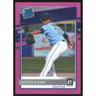 2020 Donruss Optic Pink #41 Justin Dunn Rated Rookie