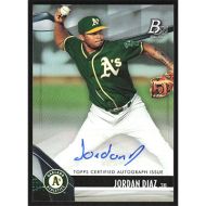 2021 Bowman Platinum Top Prospect Autographs #TOP-41 Jordan Diaz Autographed